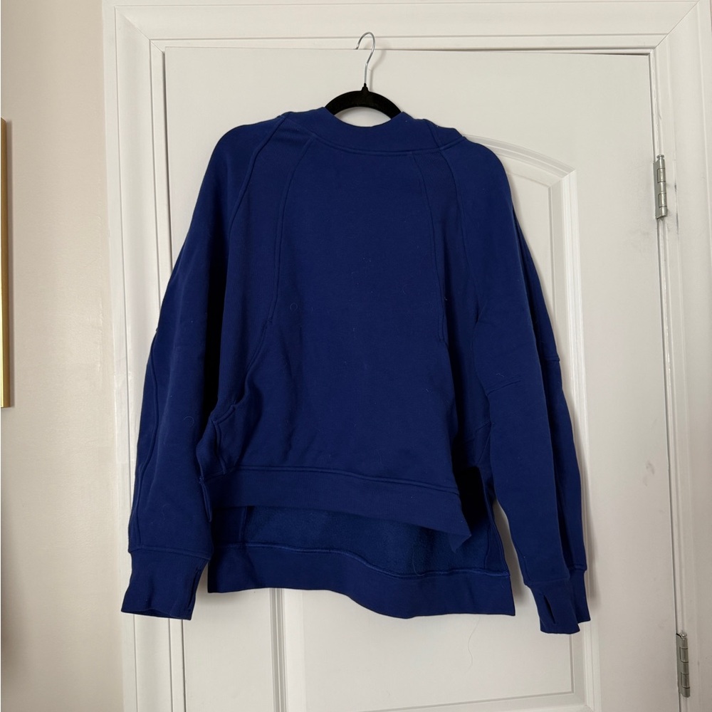 Lululemon Athletica Royal Blue scuba hoodie